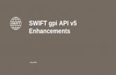 SWIFT gpi API v5 Enhancements