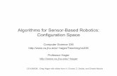 Algorithms for Sensor-Based Robotics: Configuration Space