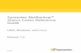 Symantec NetBackup Status Codes Reference Guide