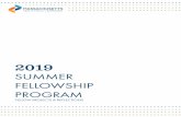 SUMMER FELLOWSHIP PROGRAM - Massachusetts