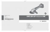 GWS 18V-10 Professional - Free Instruction Manuals