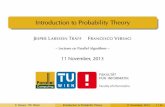 Introduction to Probability Theory - TU Wien