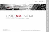 2013 Audi A8/S8/W12 Media Information Kit