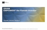 GSAM EMPOWER the Female Investor
