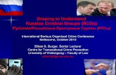 Groping to Understand Russian Criminal Groups (RCGs)