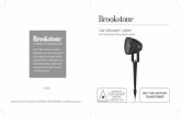 ONLY USE SUPPLIED TRANSFORMER - Brookstone