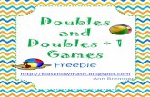Doubles and Doubles + 1 Games