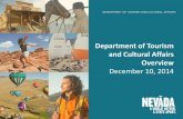 Department of Tourism and Cultural Affairs Overview