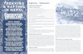 Project Dossier - Trekking and Rafting in Nepal 1994