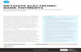 NETSUITE ELECTRONIC BANK PAYMENTS