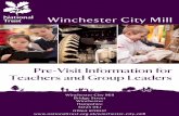Pre-Visit Information for Teachers and Group Leaders