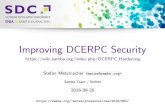 Improving DCERPC Security - Samba