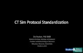 CT Sim Protocol Standardization - mcw.edu