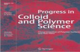 Progress in Colloid and Polymer Science · Volume 132 · 2006