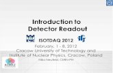 Introduction to Detector Readout - CERN