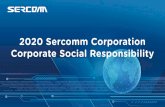 2020 Sercomm Corporation Corporate Social Responsibility
