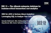 DB2 for z/OS is Serious About Analytics: Leveraging SQL to ...