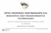 MTSF STRATEGIC PARTNERSHIPS FOR INNOVATIVE AND ...