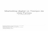 vida Pymes Marketing digital vs Tiempo de