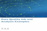 Data Quality Job and Analysis Examples