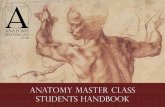ANATOMY MASTER CLASS Students Handbook