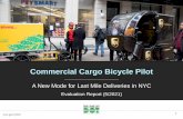 Commercial Cargo Bicycle Pilot - New York City