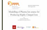 Modelling of Plasma Ion source for ... - gss.pppl.gov