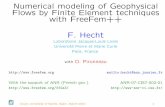 Numerical modeling of Geophysical Flows by Finite Element ...