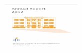 Annual Report 2012 - IFRI