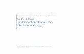 GE 162 Introduction to Seismology