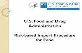 U.S. Food and Drug Administration - WTO