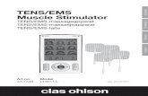 TENS/EMS Muscle Stimulator