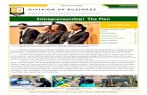Entrepreneurship! The Plan