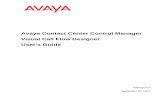 Avaya Contact Center Control Manager Visual Call Flow Designer