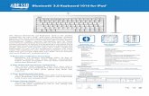 Bluetooth 3.0 Keyboard 1010 for iPad