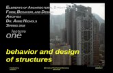 behavior and design of structures