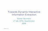 Towards Dynamic Interactive Information Extraction