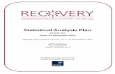 Statistical Analysis Plan - RECOVERY Trial