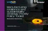 Manufacturing resilience and sustainability strategy ...