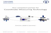 Your competent partner for Coordinate Measuring Technology