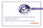 Accreditation Professional Orientation Certificate Program ...