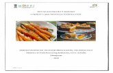 DETAILED PROJECT REPORT CARROT CAKE MANUFACTURING