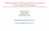 “Helping Learners to Manage Themselves - Success in Life ...