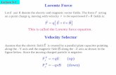 Lecture 9-1 Lorentz Force - physics.purdue.edu