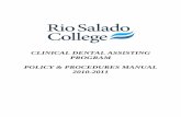 POLICY & PROCEDURES - Rio Salado College | Rio Salado College