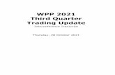 WPP 2021 Third Quarter Trading Update