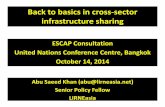 Back to basics in cross-sector infrastructure sharing