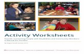 Activity Worksheets for Friends for Family Members Manual