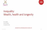 Inequality: Wealth, health and longevity