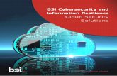 BSI Cybersecurity and Cybersecurity and ence ormi onnf l I ...
